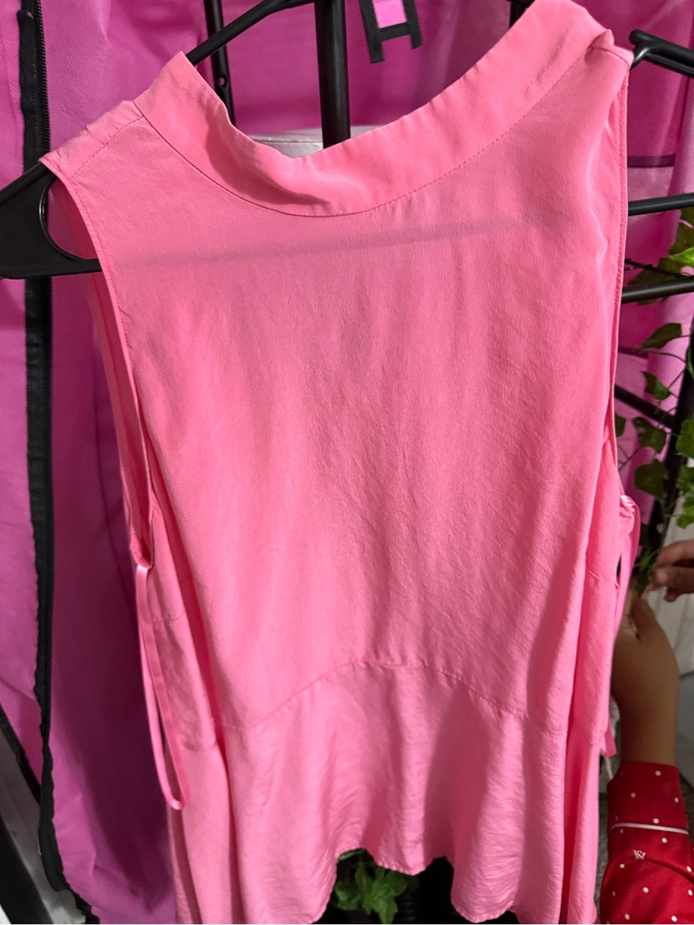 ANTONIO MELANI Pink Sleeveless Mock Neck Tank